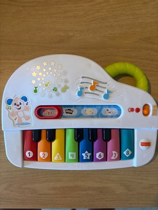 Piano Infantil Fisher-Price con Luces y Sonidos