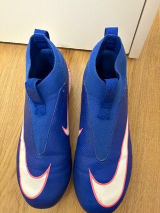 Zapatillas Nike Mercurial niño tacos azules