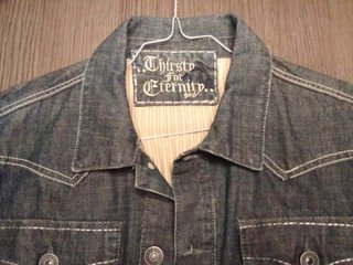Chaqueta vaquera Thirst for Eternity, talla XL, en