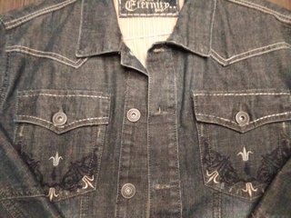 Chaqueta vaquera Thirst for Eternity, talla XL, en