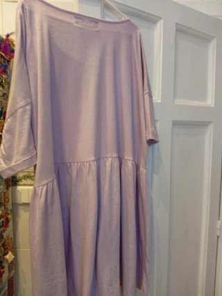Vestido blusón rosa talla única