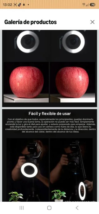 Godox RING72 Macro LED Ring Light