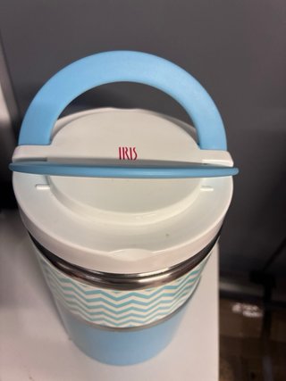 Termo Iris azul y blanco