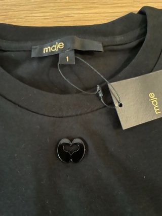 Camiseta Maje Negra Talla S