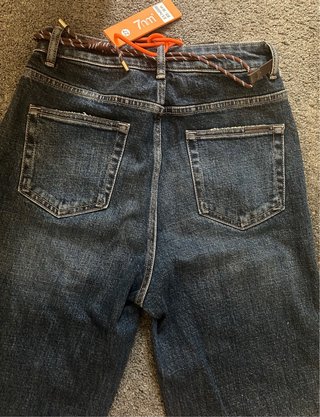 Jeans Gamba Dritta Denim Vintage Nuovi