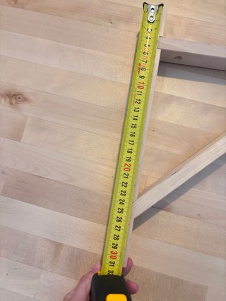 Estantería Ikea Pino Blanca 120x27 y escuadras.