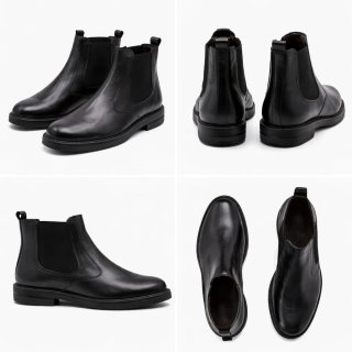Stivali Uomo Pelle beatles Taglia 40-45 elastici
