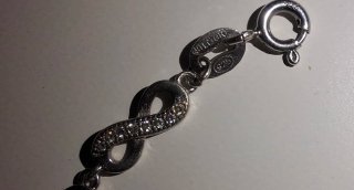 Pulsera Plata Infinito Circonitas