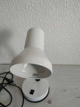 Flexo de mesa blanco y negro