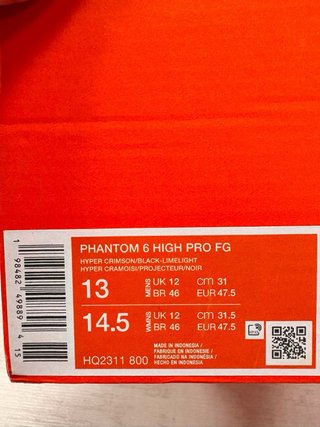 Scarpe Nike Phantom 6 High Giallo Volt