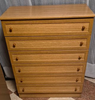 Cajonera de madera 6 cajones