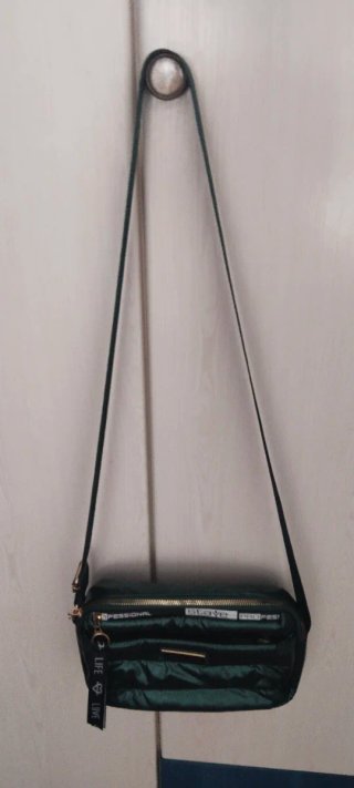 Bolso Bimba y Lola verde acolchado