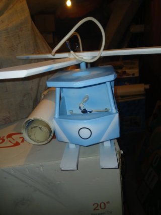 Lámpara Helicóptero Infantil Azul