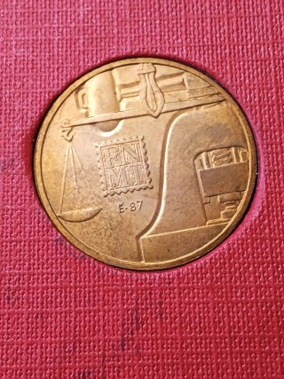 PARA DAVID Carterita numismática 1987 serie especi