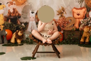 Banco de madera para niños