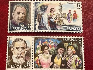 España 1981 6 Sellos Maestros de la Zarzuela