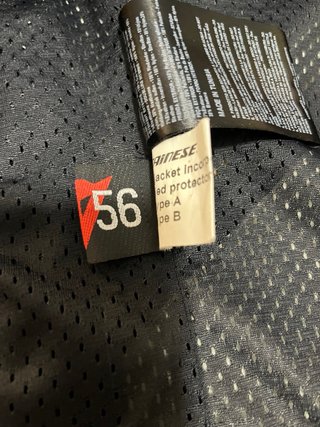 Chaqueta Dainese Cuero Moto Blanca