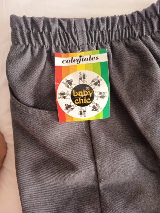 Pantalón de colegio gris claro