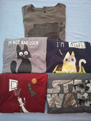 Lote 5 Camisetas Talla XL