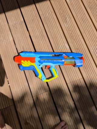 Nerf Super Soaker Azul y Naranja