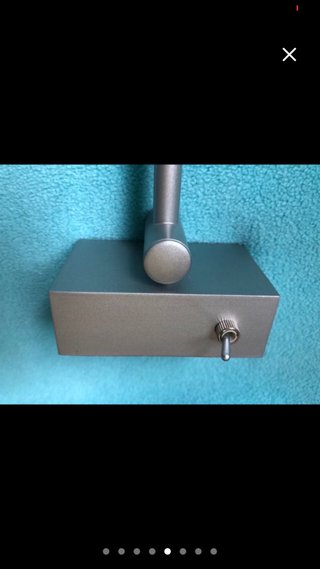 Lámpara de pared moderna plateada