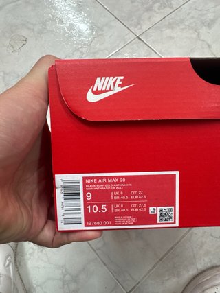 Nike Air Max 90 Negro Dorado Talla 42.5
