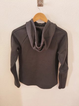 Sudadera negra Puma capucha y cremallera talla S