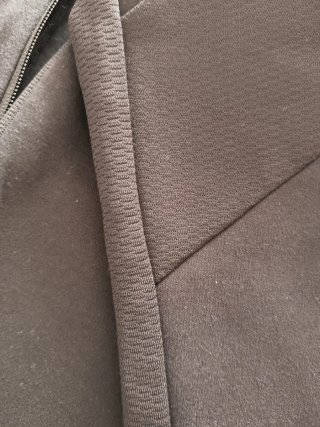 Sudadera negra Puma capucha y cremallera talla S