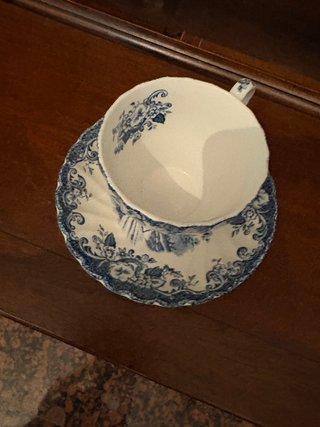 Servizio Johnson Brothers ceramica blu e bianco