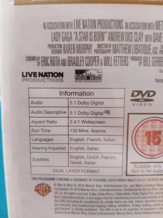 A Star Is Born DVD
