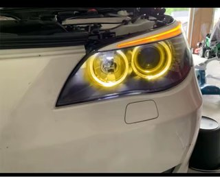 Luces Ángel BMW E60 LCI Naranja