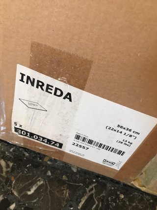 Baldas de cristal INREDA Ikea