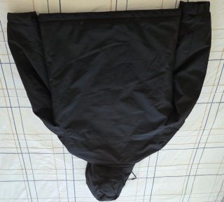 Parka Negra Poliéster Talla XL