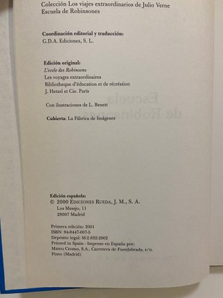 Escuela de Robinsones