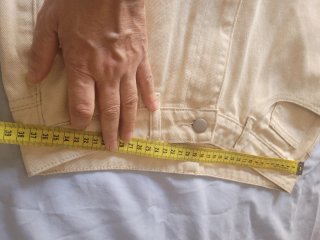 Pantalón ancho beige