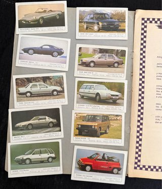 Album Cromos Motor 16 Coches