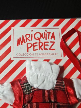 Vestido Mariquita Pérez Muñeca 21 cm.