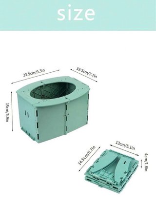 Orinal portátil infantil plegable