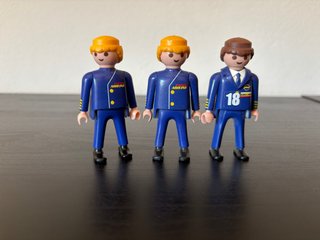 Playmobil Pilotos Aerolínea (3 Figuras)