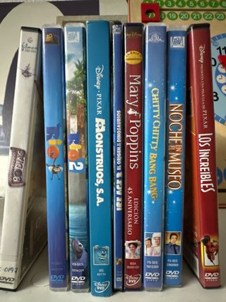 Lote Películas DVD Disney Pixar (Español)