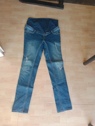Pantalón vaquero premamá talla 38