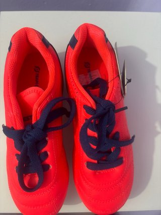 Zapatillas Fútbol Niños Rojas y Azules