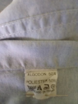 Camisa 2BISELF manga corta azul