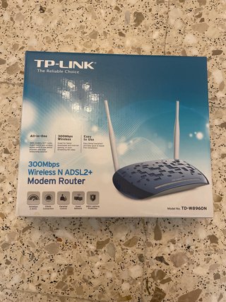 TP-LINK TD-W8960N Router ADSL2+ 300Mbps