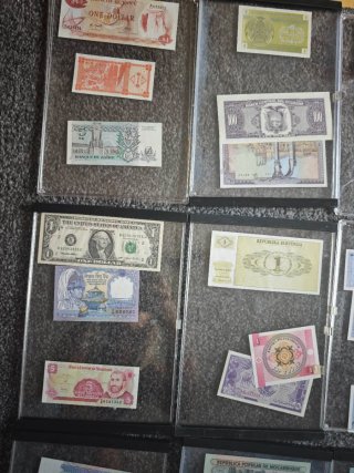 Lote Billetes Internacionales Colección