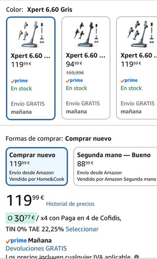 Rowenta X-Pert 6.60 Aspiradora Escoba Sin Cable