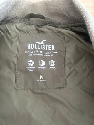 Chaleco Hollister Verde Talla M