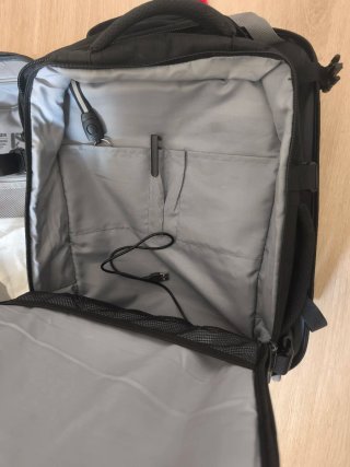 Mochila de viaje Bange negra