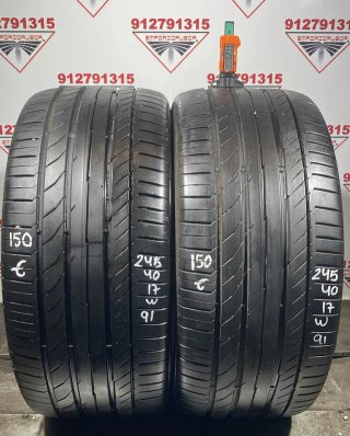 245 40 17 W CONTINENTAL RUEDA AL 90% VIDA UTIL
