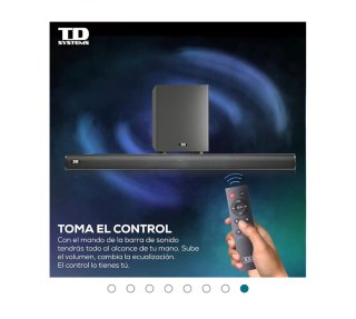 Barra de Sonido TD Systems SB120G11W 120W